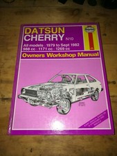 Datsun Nissan Cherry N10 79-82 A10 A12 Hatchback Coupe Haynes Manual