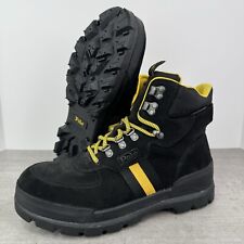Polo Ralph Lauren Oslo Tactical Boots -Black/Yellow- Men's Size 10