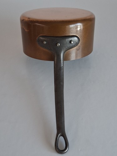 Vintage french copper saucepan - vintage,