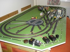 Hornby Model Railway - Track layout, trains and accessories