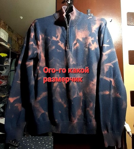 Men gant sweater - sweater, navy