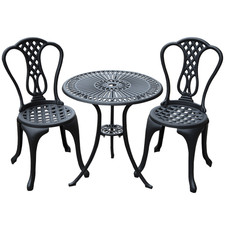 Bistro set black - bistro,