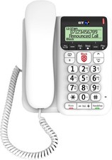 BT Decor 2600 Corded Phone with Advanced Call Blocker (Renewed)