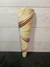 Painted Cast bronze Cone Wall light Hand Made Stunning Medieval Castle Gothic