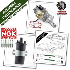 Jaguar 6 Cylinder Ignition Bundle Set inc 45D6 Electronic Distributor