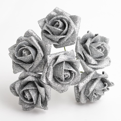 5cm foam roses bunch - 5cm, 6