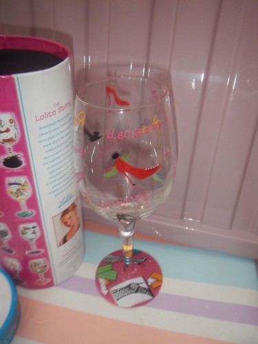 Lolita usa handpainted wine - usa,