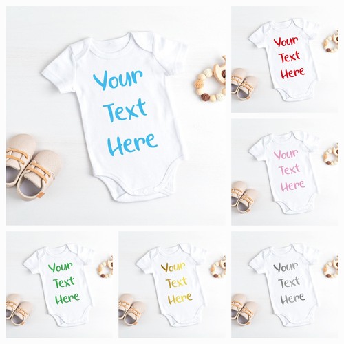 Personalised baby bodysuit - baby,