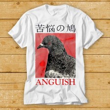 Anguish Pigeon Japanese Aggressive Distress Birds T Shirt Best Seller Meme 2485