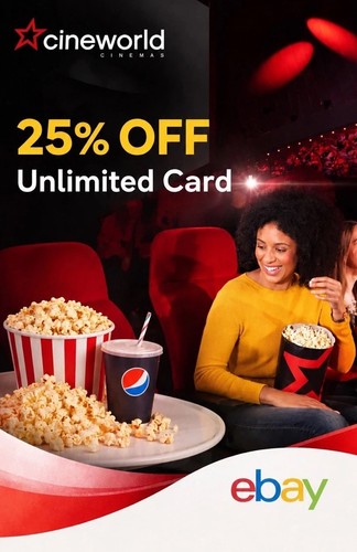 Off cineworld unlimited - %,