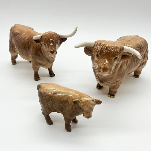 Beswick highland cattle family - beswick,
