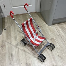 VINTAGE MACLAREN PLAY BUGGY red and white