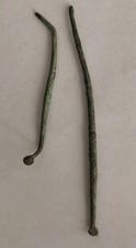 TWO ANCIENT ROMAN BRONZE SPOON