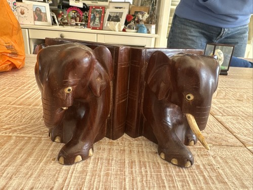 Vintage wooden wood carved - 2,