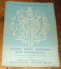 DAVID NIVEN VIV LEIGH BISHOPS WIFE ROYAL COMMAND 1947 PROGRAMME UACC RACC DEALER