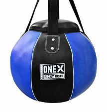 Round Hanging Punch Bag – Filled Boxing MMA Strike Strength Training Maize Bag