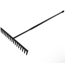 Asphalt Tarmac Rake 16 Forged Flat Profile Teeth And All Steel Construction 0269