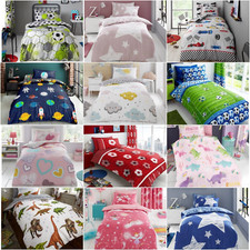 Children Kids Bedding Duvet Set Boys Girls Single Quilt Cover All Year Round Use