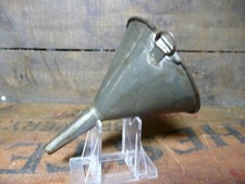 Vintage Metal Funnel Old