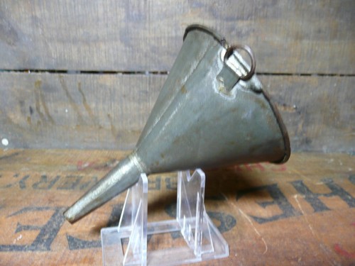Vintage metal funnel old - vintage,