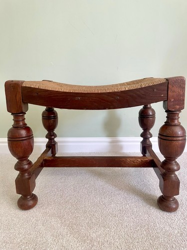 Antique jacobean revival - revival, stool