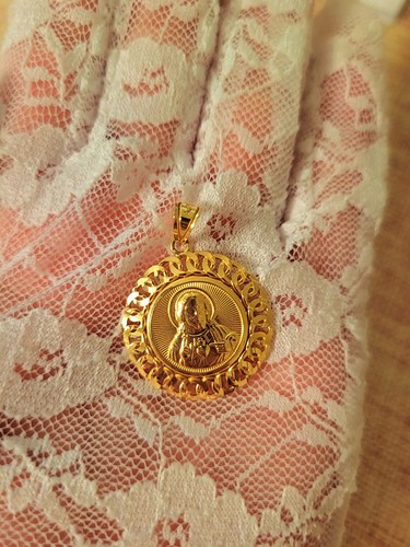18k saudi gold religious - 18k, round