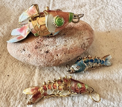 Set antique cloisonné - set, 3
