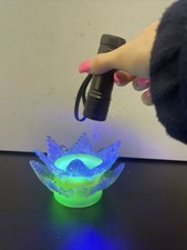 Antique Vaseline Glass Oil Lamp Shade Part Uranium Glass Light Shade