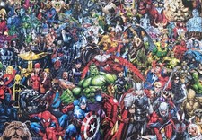 Marvel Impossipuzzle by Clementoni -  1000 piece Jigsaw. Complete