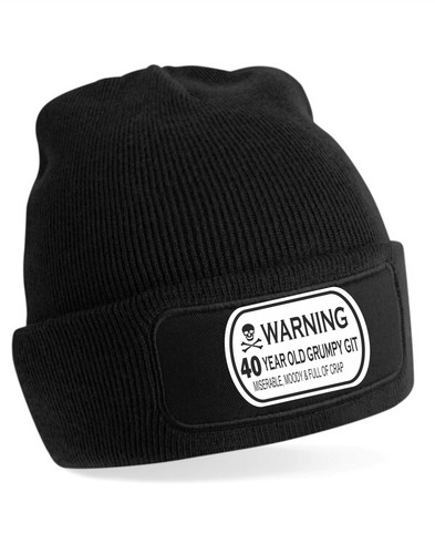 Year old git beanie hat - year,
