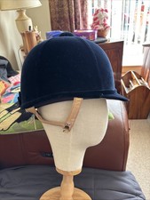 Charles Owen Fian Navy Velvet