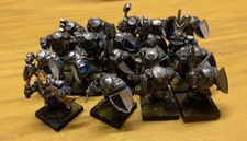 Warhammer Fantasy Dwarf Unit x19 fully Assembled & Painted Shield Mantic Games
