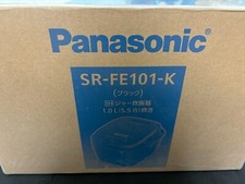 New SR-FE101-K Panasonic rice cooker 5.5 cup IH Bincho charcoal black 100V