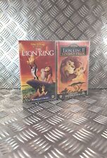 LION KING + LION KING 2 - Disney Classics VHS x 2 - Excellent Video Tapes