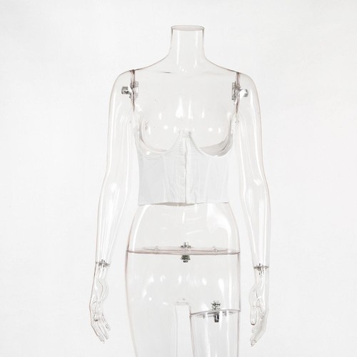 Black white bodycon - corset,