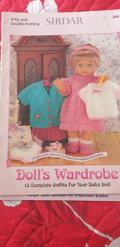 Sirdar doll wardrobe - sirdar, doll’s