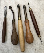 5 x VINTAGE LEATHER WORKING