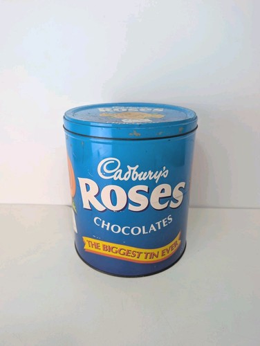 Vintage roses the biggest - the, tin