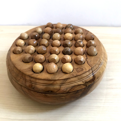 Wooden solitaire game - solitaire,