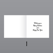 Christmas inserts for card