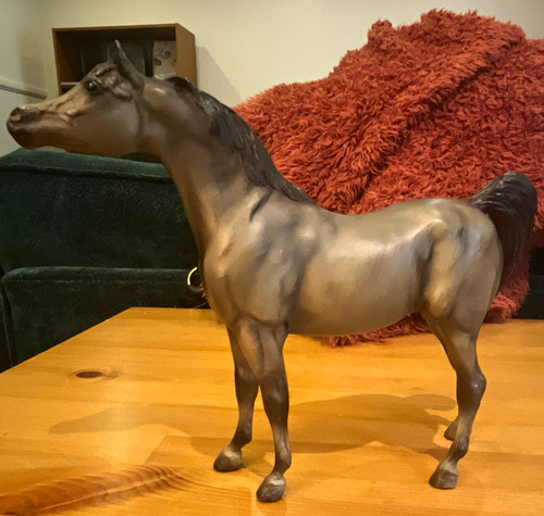 Grey arabian breyer horse - grey,