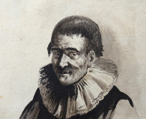 Antique drawing portrait - antique, of