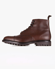 Loake 1880 Country Sedbergh Derby Boot - Dark Brown Grain