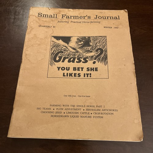 Small farmer journal 1992 - small, farmer's