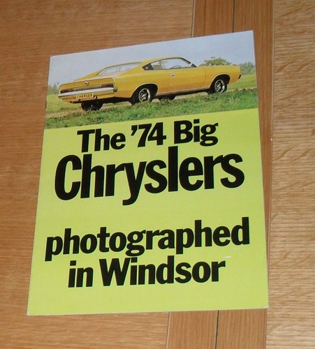 Chrysler brochure 1973 1974 - chrysler,
