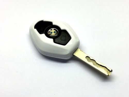 Gloss white remote key - gloss, hard