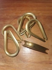 Brass Rope Thimbles Pack of 5