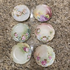 6 Antique Haviland France Hand