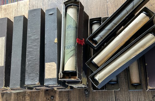 Antique pianola rolls job lot - antique,