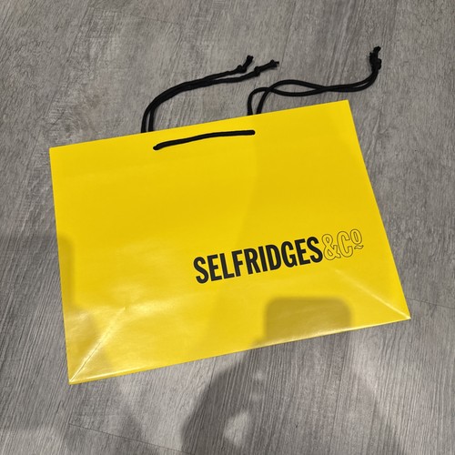 Selfridges large yellow paper - selfridges,